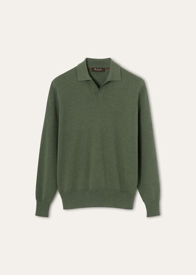 EMPIRE WISH WOOL POLO BUTTONLESS GG 18
