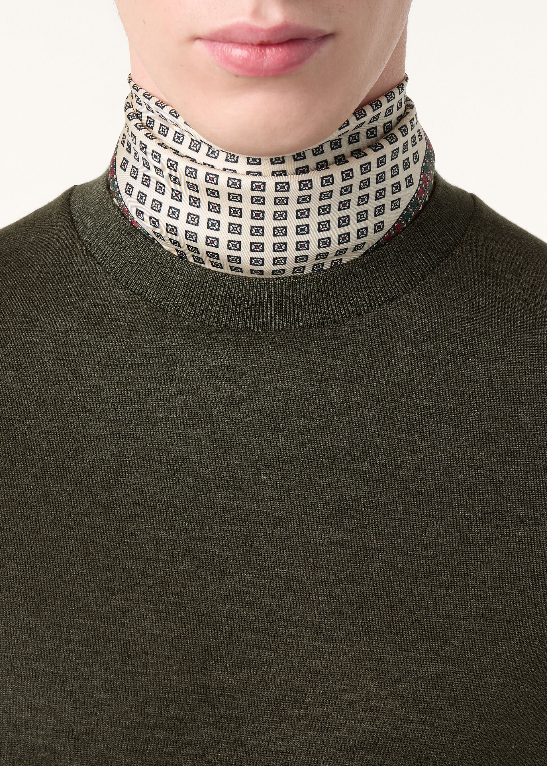 FILIPPO T-SHIRT SUNSET CASH SILK