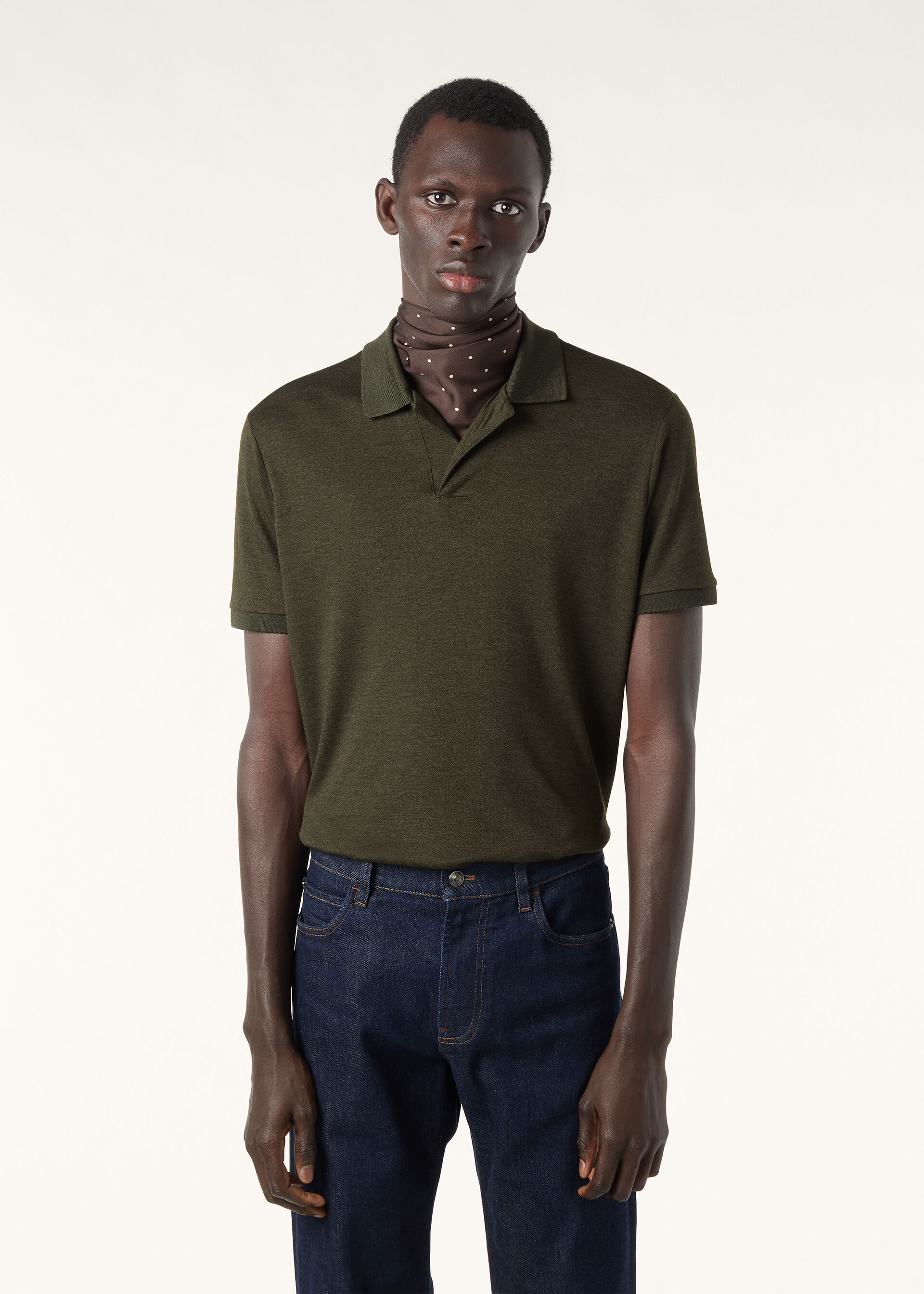 POLO BUTTONLESS MM PHILION JERSEY SUNSET CASH SILK