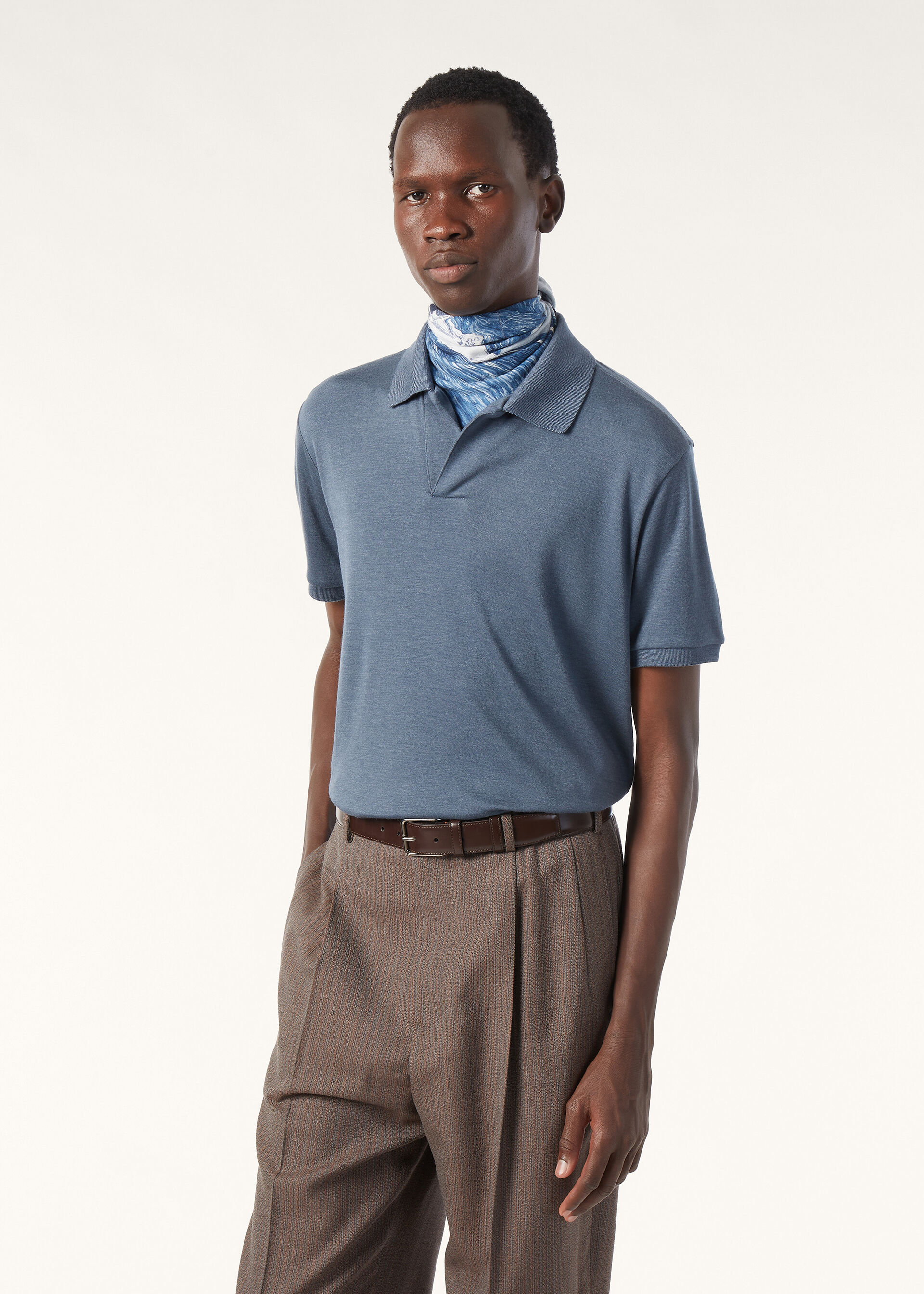 POLO BUTTONLESS MM PHILION JERSEY SUNSET CASH SILK