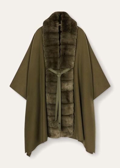 MAN.MARGHERITA FUR EXTRA LIGHT CASH SILK DB RAIN