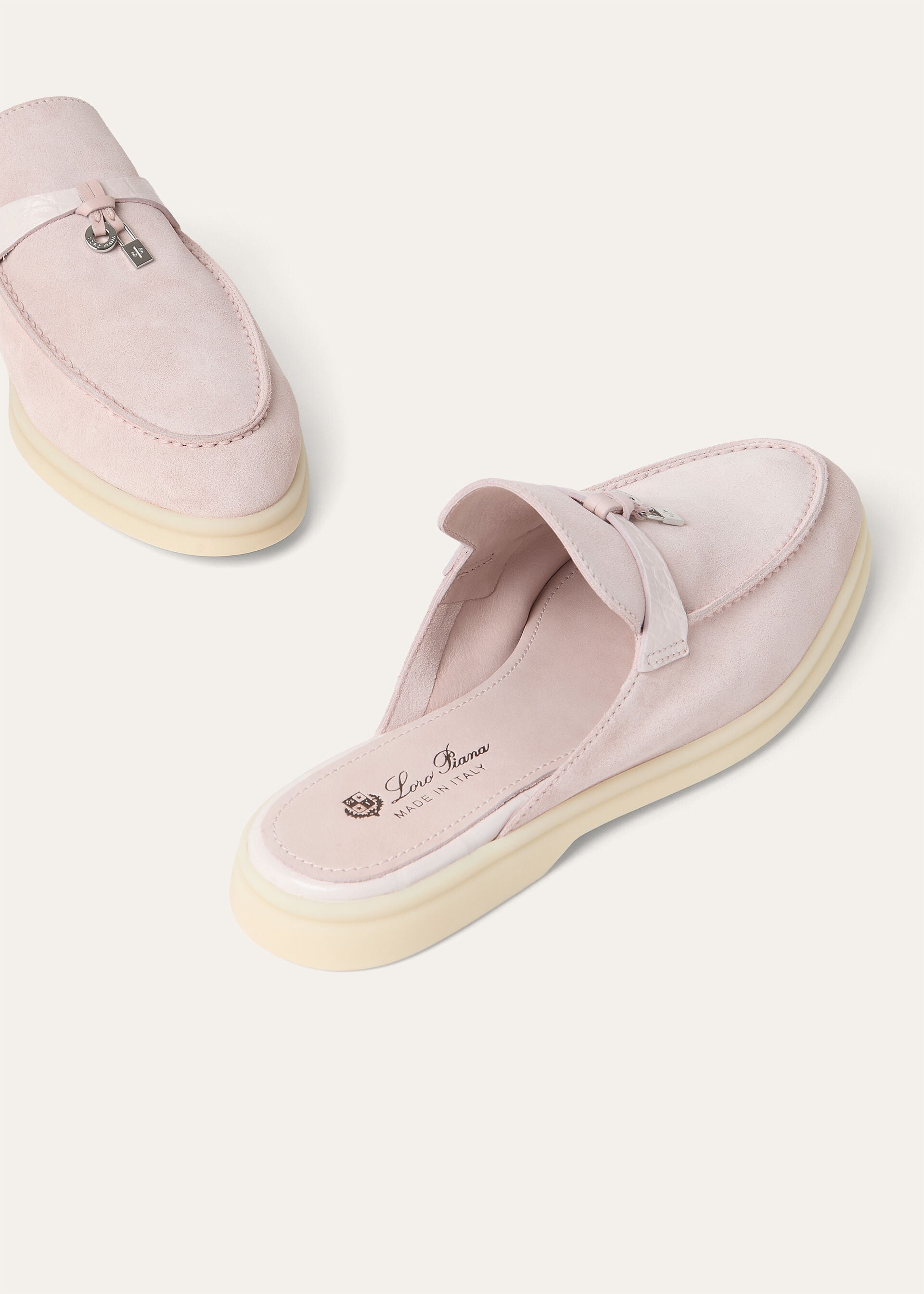 BABOUCHE CHARMS WALK SUEDE ALLIGATOR