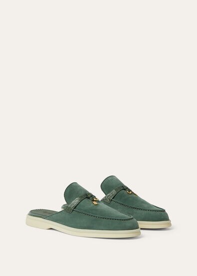 BABOUCHE CHARMS WALK SUEDE ALLIGATOR