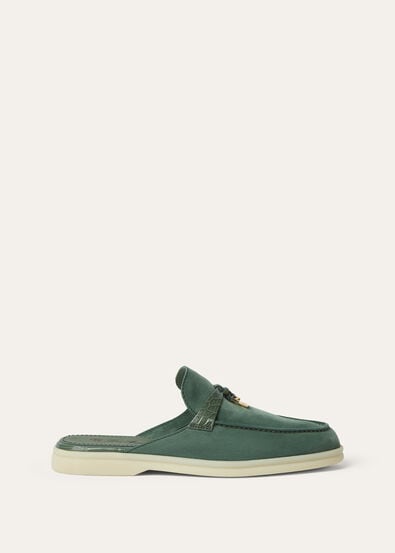 BABOUCHE CHARMS WALK SUEDE ALLIGATOR