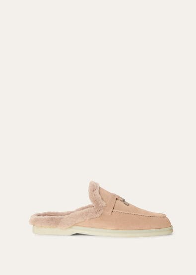 BABOUCHE CHARMS WALK SUEDE FUR