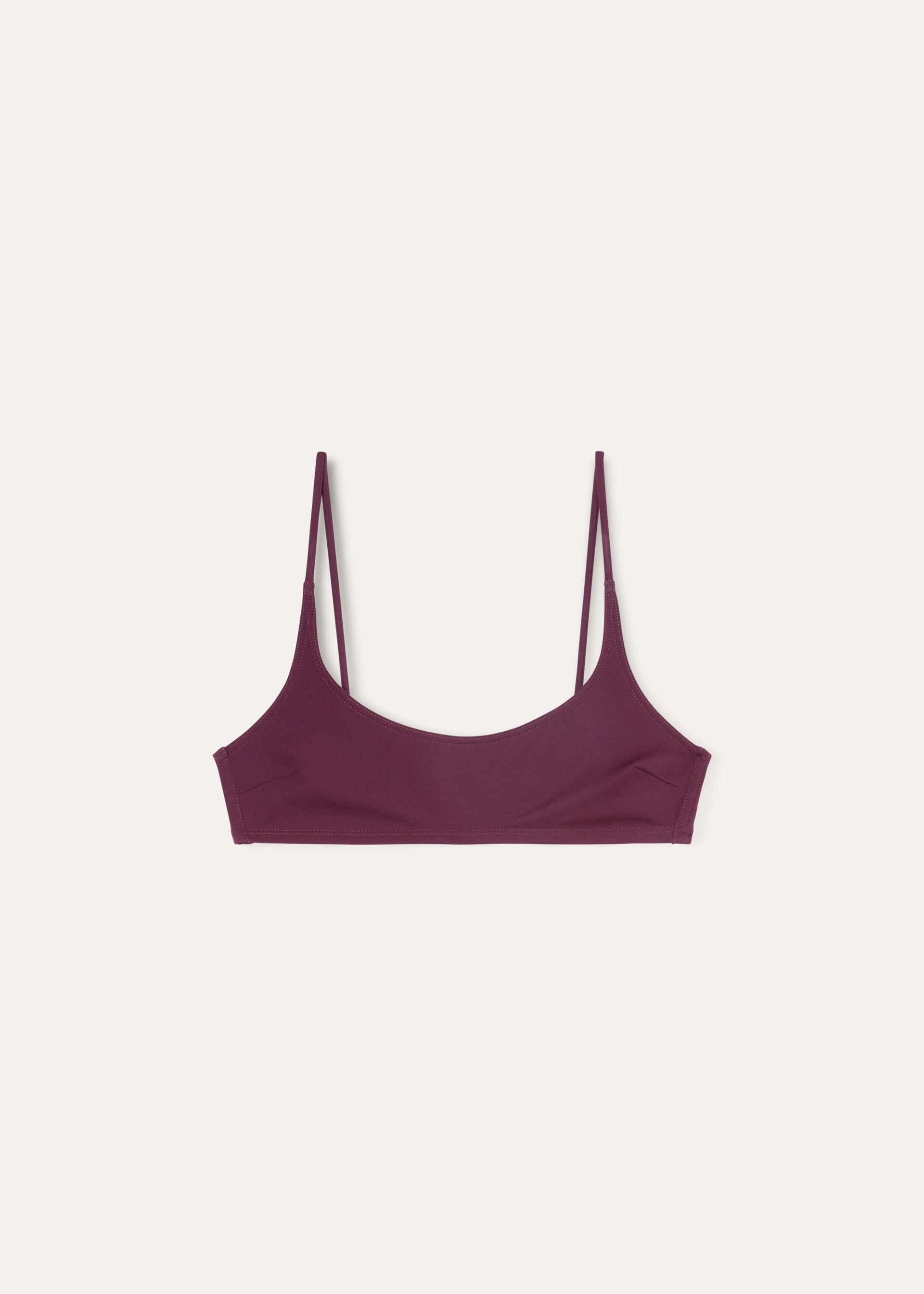 BANDEAU TOP MARINE JERSEY