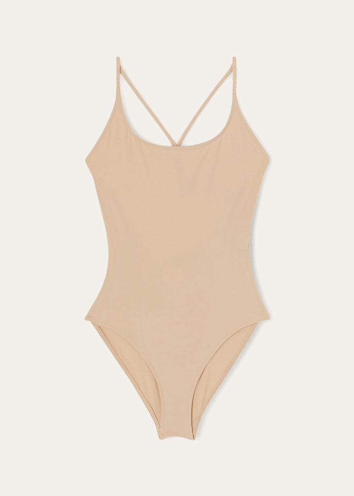 CROSSED STRAPS SWIMSUIT RESORT MARINE JERSEY_FAM7065_D0D6_1