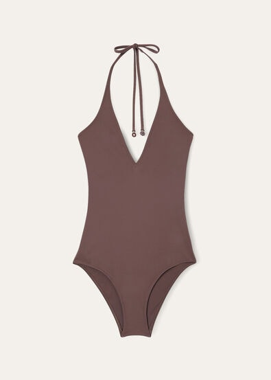 HALTER NECK SWIMSUIT RESORT MARINE JERSEY