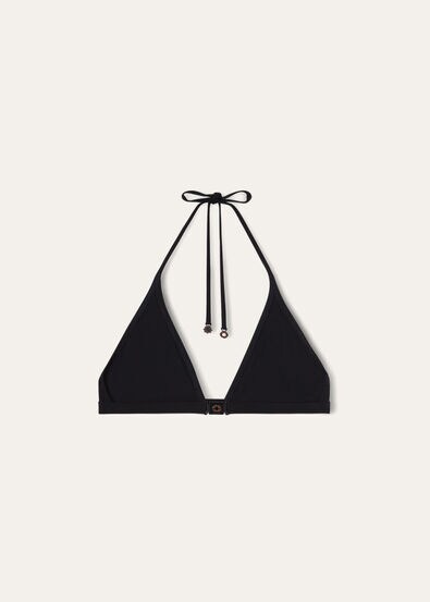 HALTER NECK BIKINI TOP RESORT MARINE JERSEY