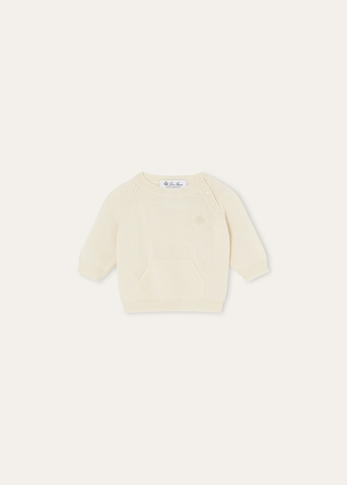 LOVELY CREW NECK SWEATER BABY CASH GG 12_FAM8885_105M_1