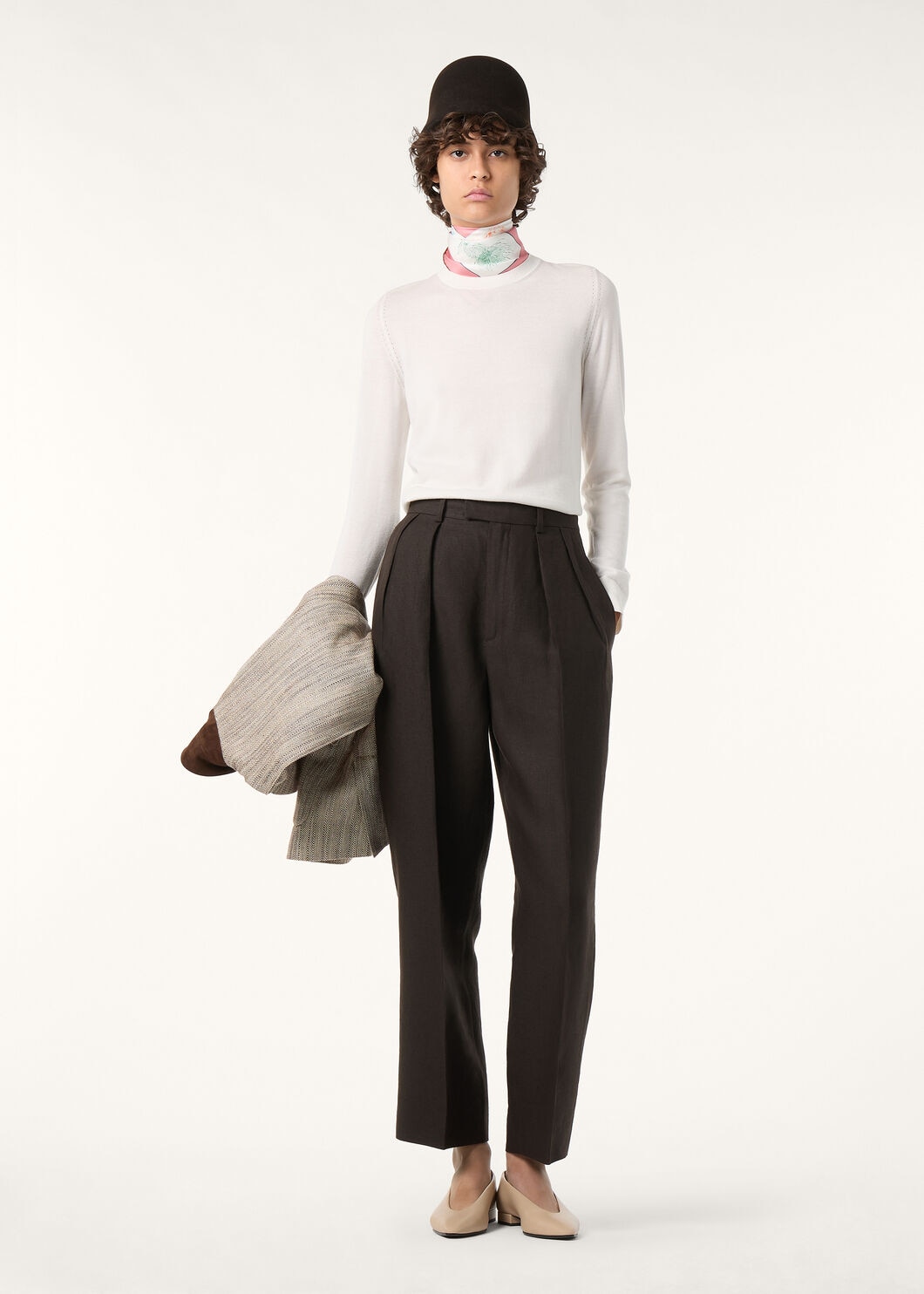 PIUMA CREWNECK SWEATER TOP CASH GG 18