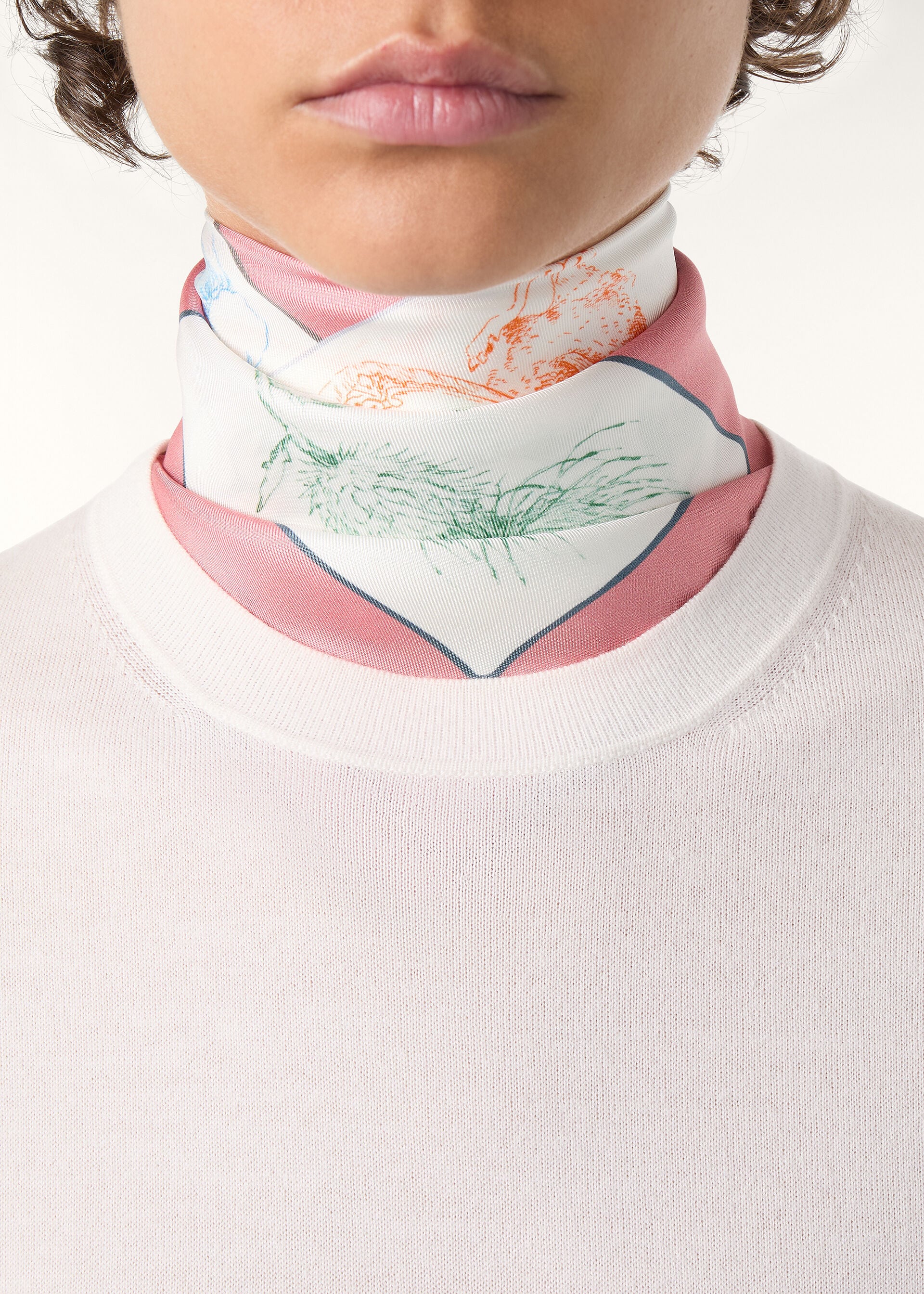 PIUMA CREWNECK SWEATER TOP CASH GG 18