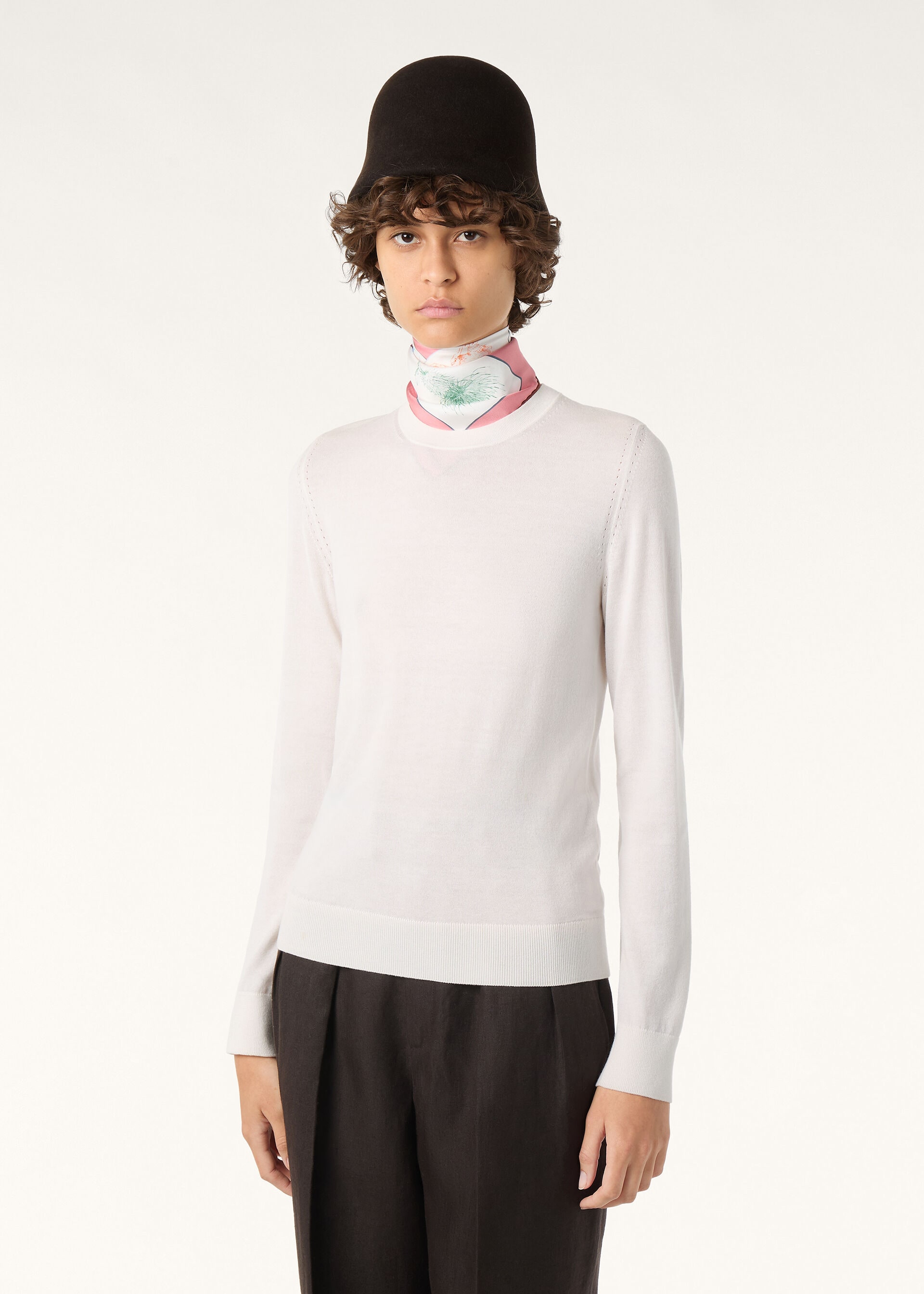 PIUMA CREWNECK SWEATER TOP CASH GG 18