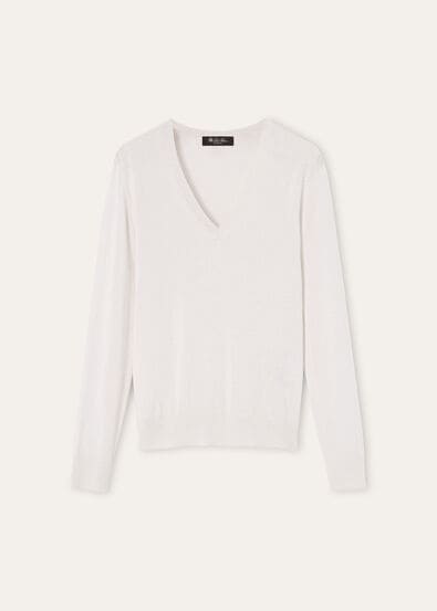 NEO PIUMA V NECK SWEATER CASHMERE GG 18