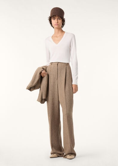 NEO PIUMA V NECK SWEATER CASHMERE GG 18