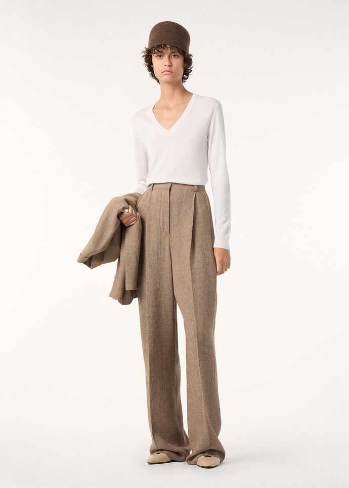 NEO PIUMA V NECK SWEATER CASHMERE GG 18_FAM9051_1000_1