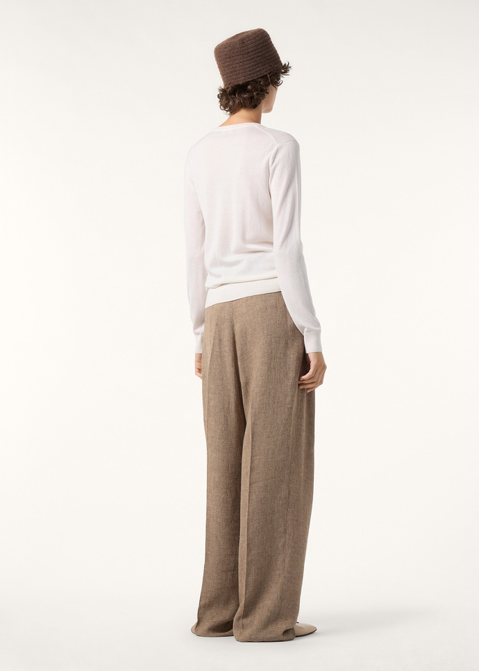 NEO PIUMA V NECK SWEATER CASHMERE GG 18_FAM9051_1000_4