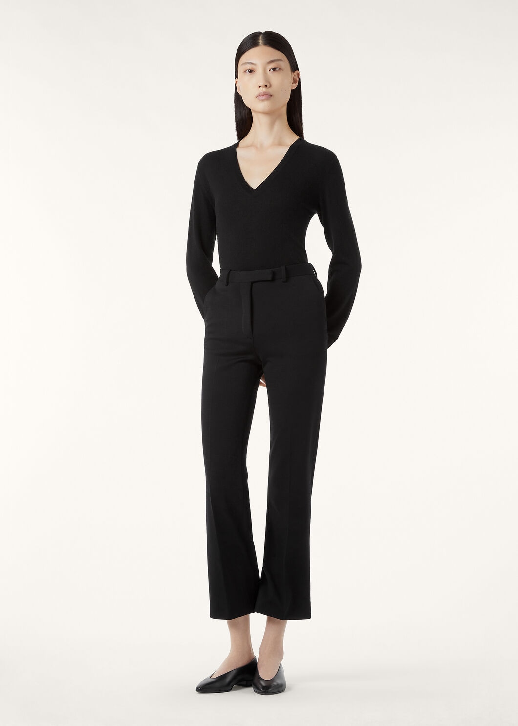 NEO PIUMA V NECK SWEATER CASHMERE GG 18