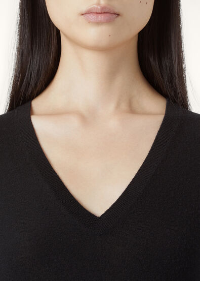 NEO PIUMA V NECK SWEATER CASHMERE GG 18