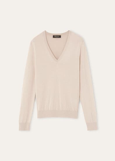 NEO PIUMA V NECK SWEATER CASHMERE GG 18