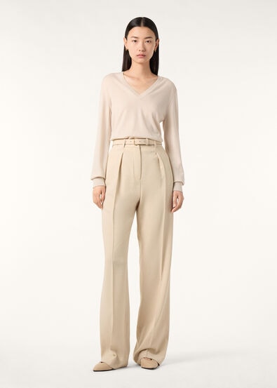 NEO PIUMA V NECK SWEATER CASHMERE GG 18