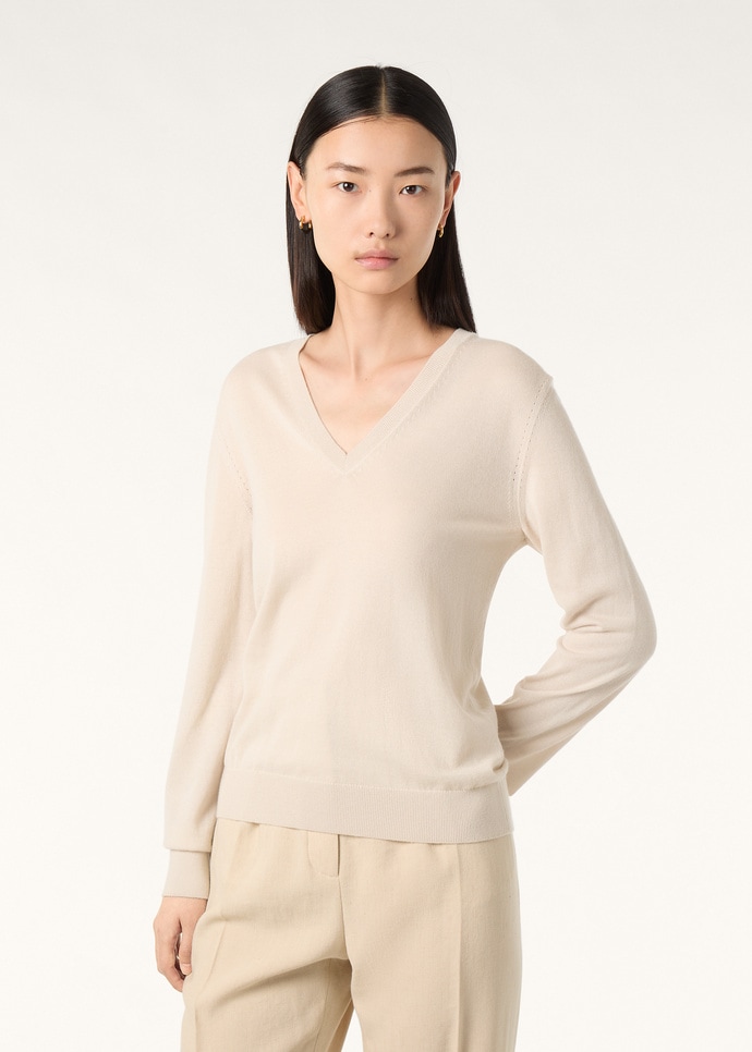 NEO PIUMA V NECK SWEATER CASHMERE GG 18_FAM9051_A314_3