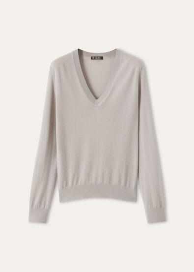 NEO PIUMA V NECK SWEATER CASHMERE GG 18