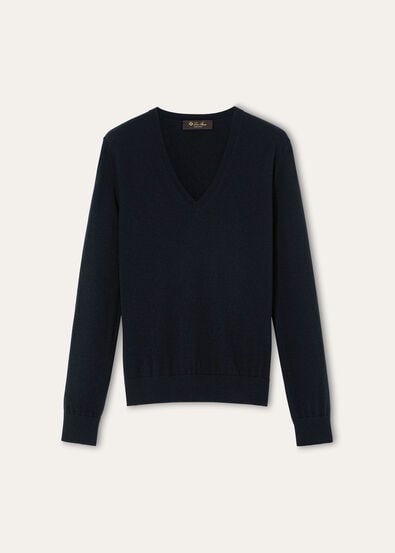 NEO PIUMA V NECK SWEATER CASHMERE GG 18