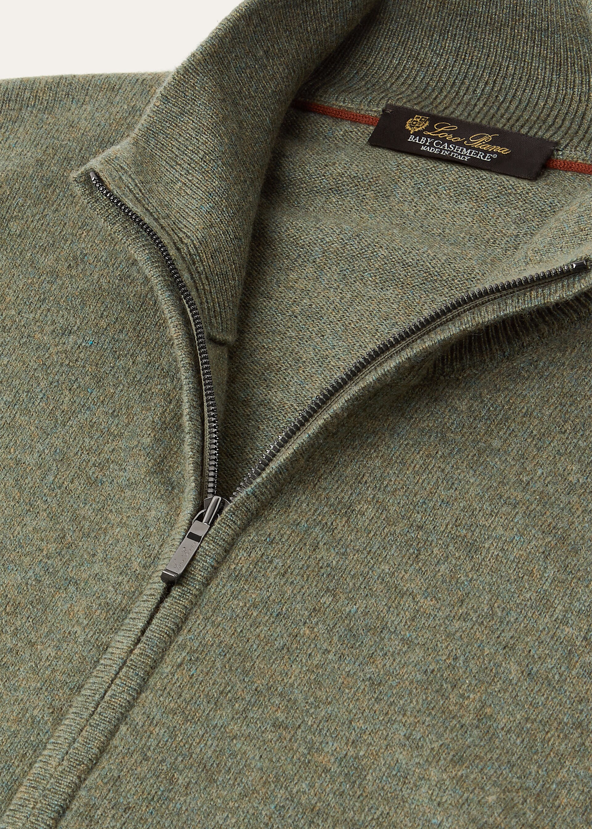 CLASSIC BABY CASHMERE BOMBER SWEATER ZIP GG 12