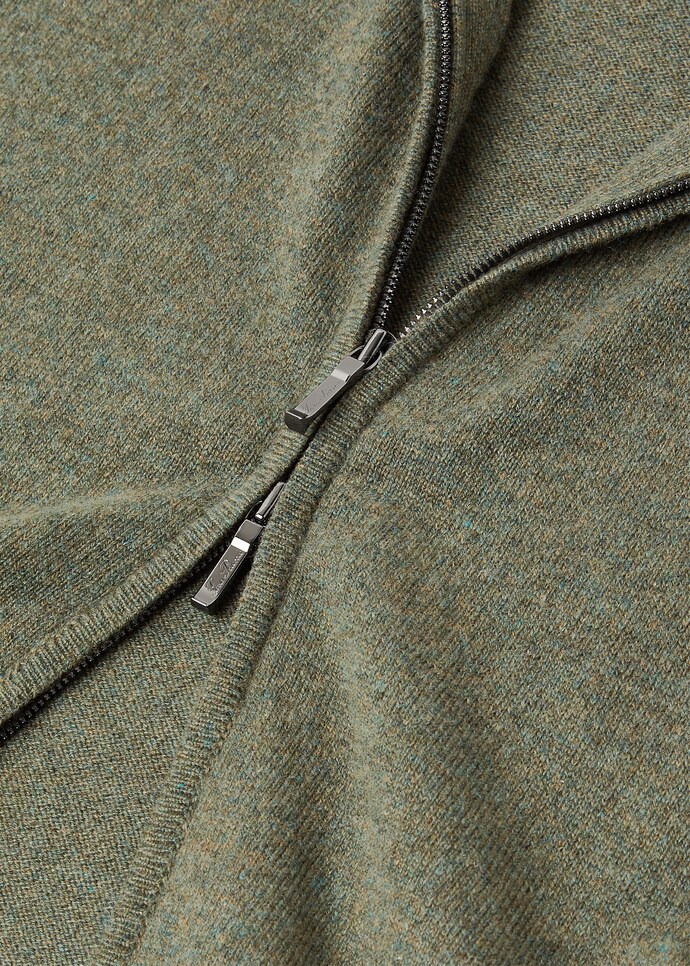 CLASSIC BABY CASHMERE BOMBER SWEATER ZIP GG 12_FAM9318_51BW_8