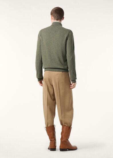 CLASSIC BABY CASHMERE BOMBER SWEATER ZIP GG 12