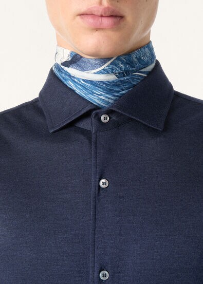 ANDREW ML JERSEY SUNSET CASH SILK