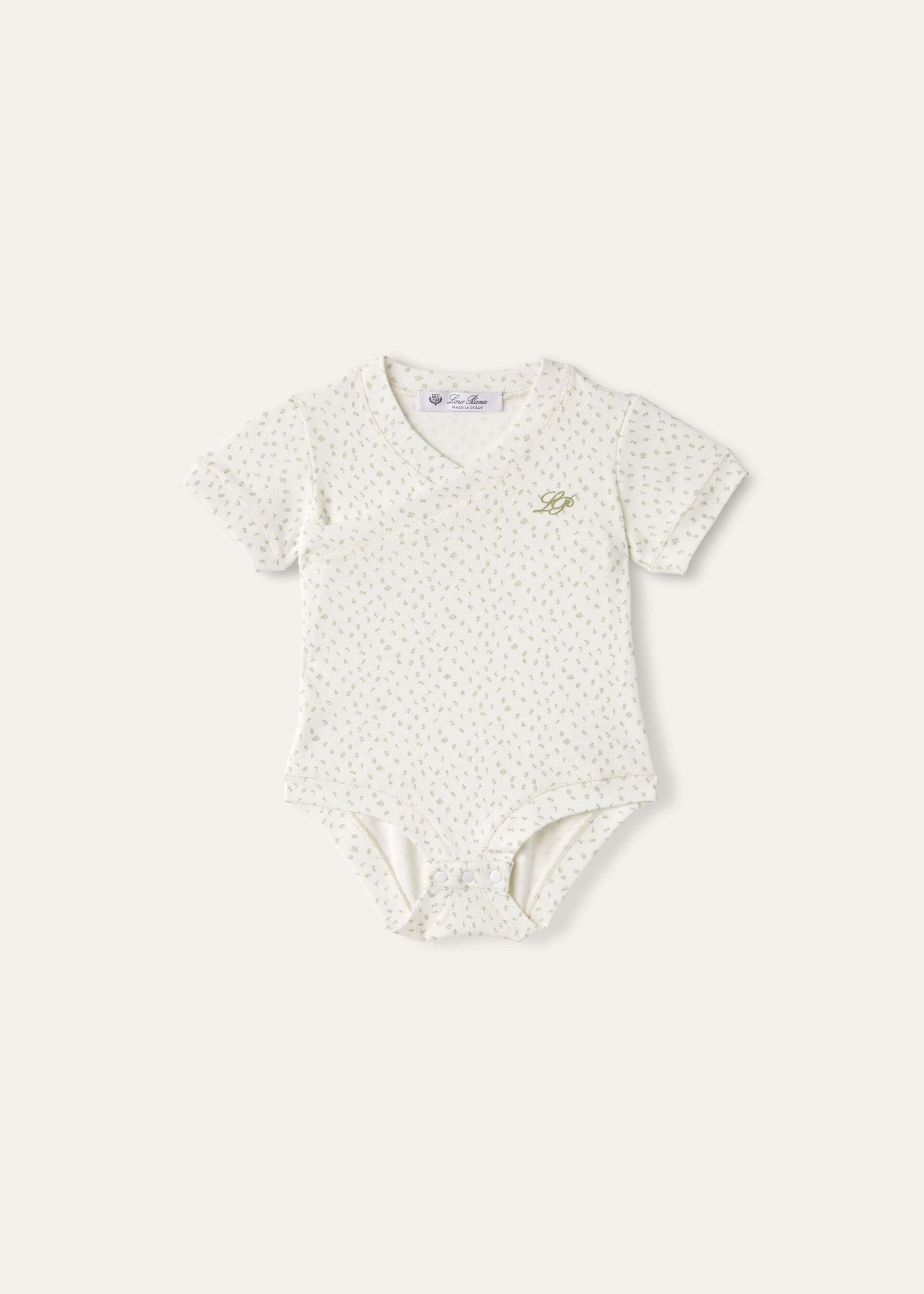 LITTLE NUMBERS BODYSUIT COTTON