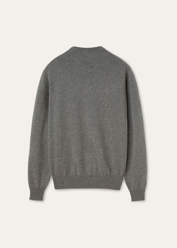 Loro Piana BABY CASHMERE ニット セーター メンズ 50 Classic V-Neck Baby Cashmere Natural Melange | Loro Piana US