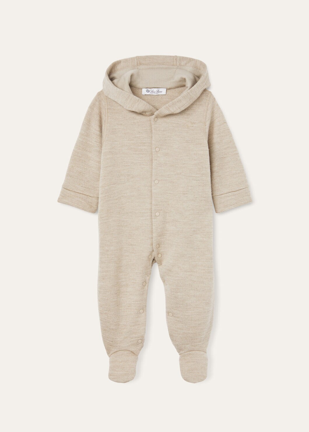 TENDERNESS HOODED BABYSUIT CASH
