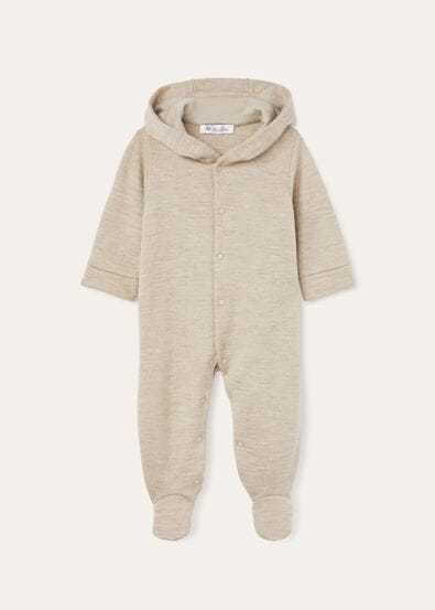 TENDERNESS HOODED BABYSUIT CASH