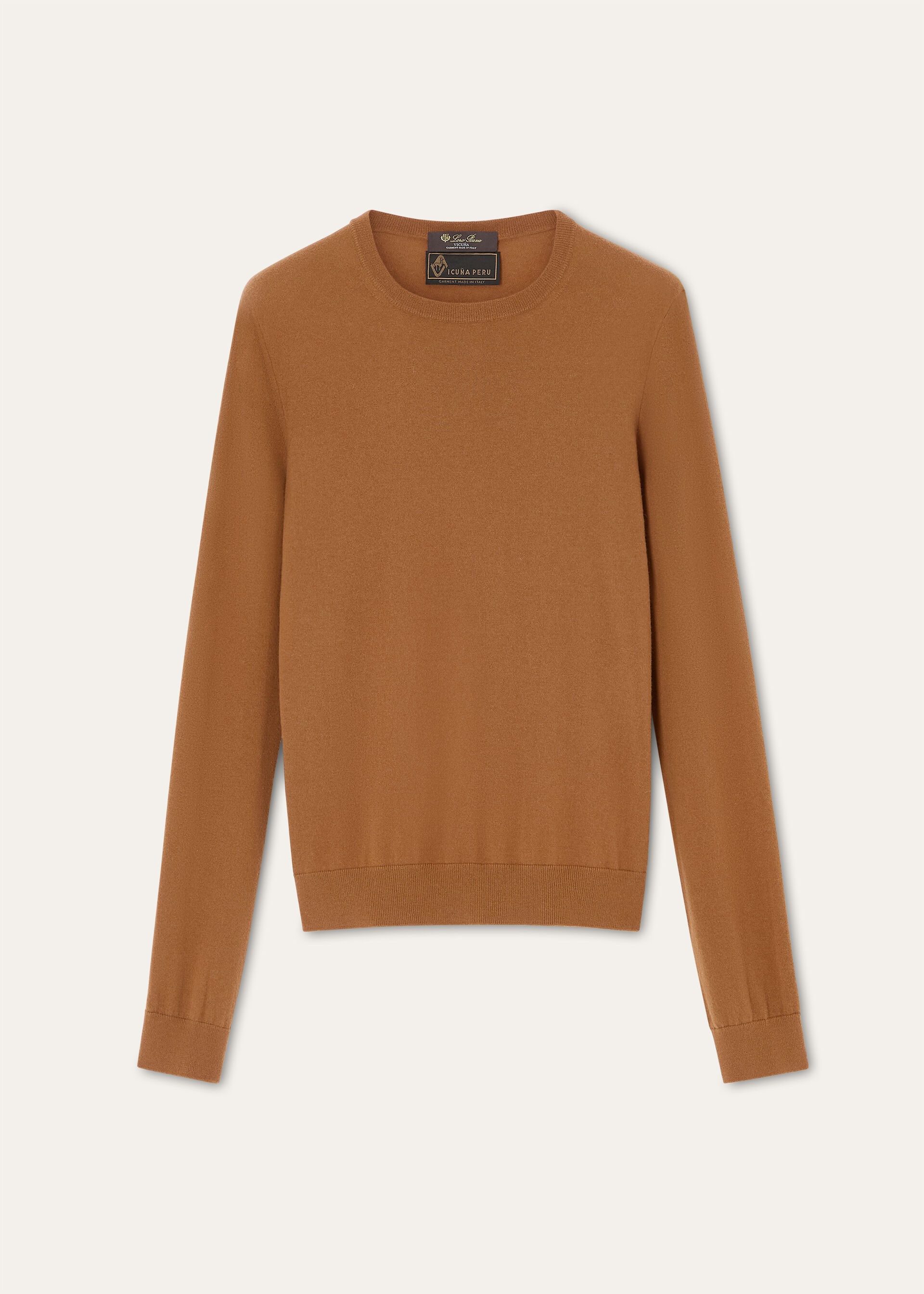 VICUNA ICONIC CREWNECK SWEATER GG 33