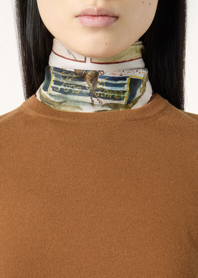 VICUNA ICONIC CREWNECK SWEATER GG 33