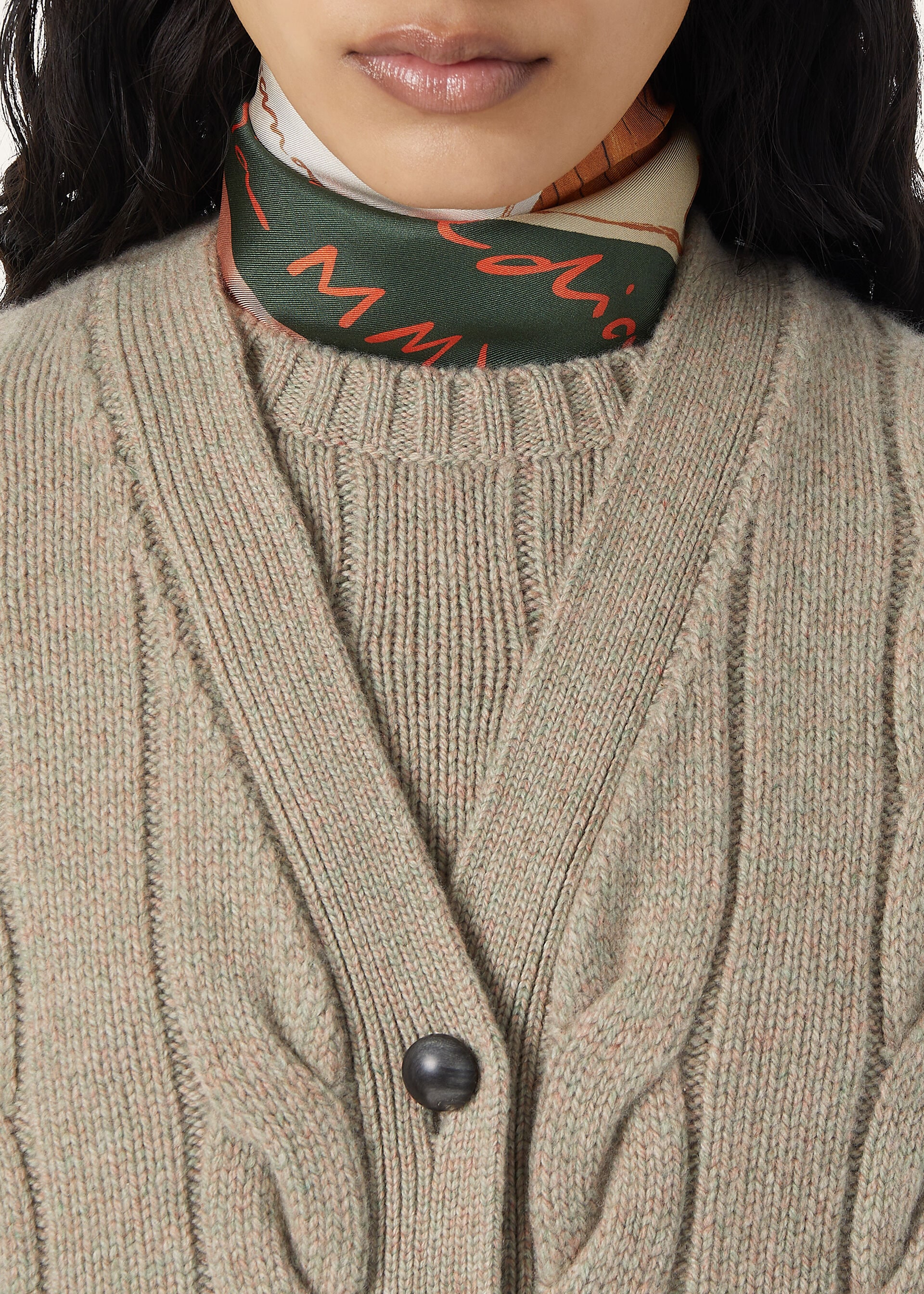 NAPIER CARDIGAN SWEATER BABY CASH GG 5