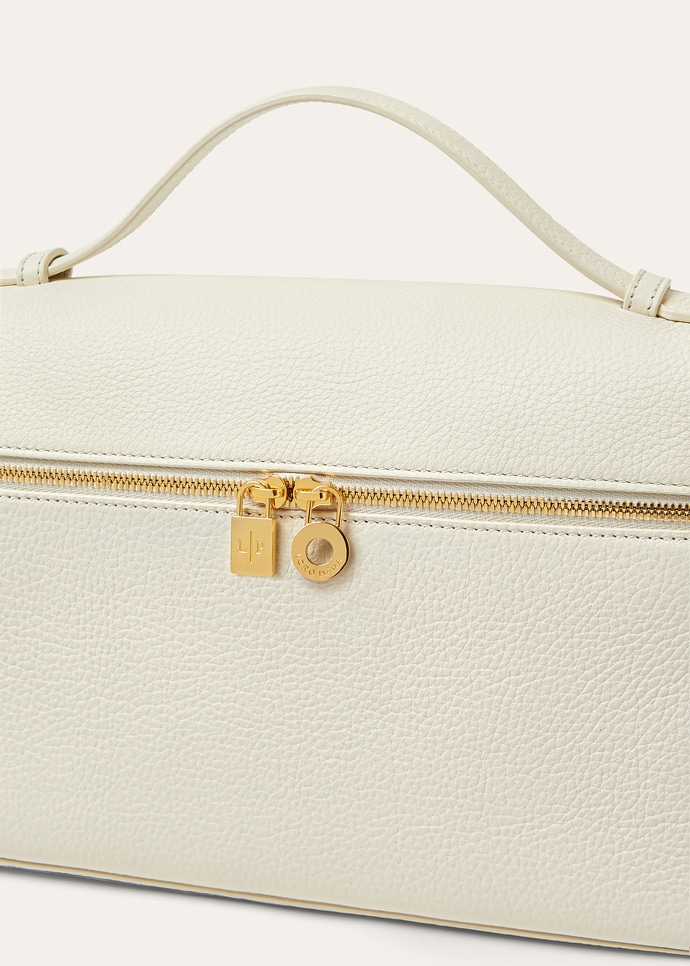 Extra Pocket L27 Grained Calfksin Whisper White/Sun Gold