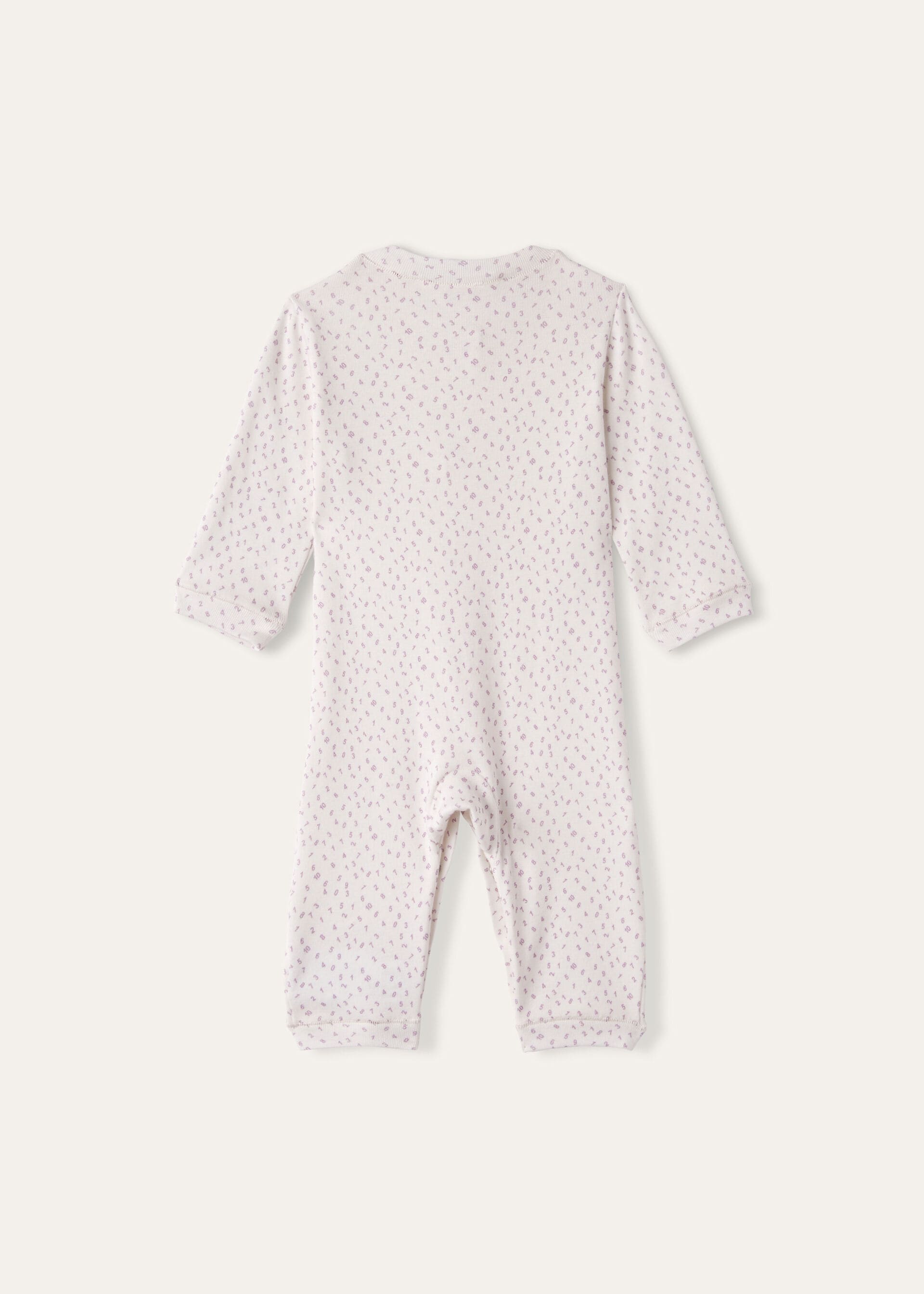 LITTLE NUMBERS BABYSUIT COTTON