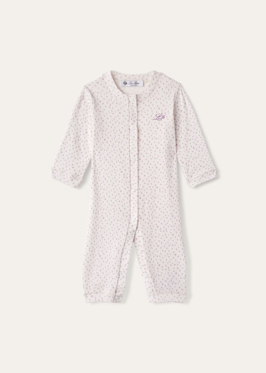 LITTLE NUMBERS BABYSUIT COTTON