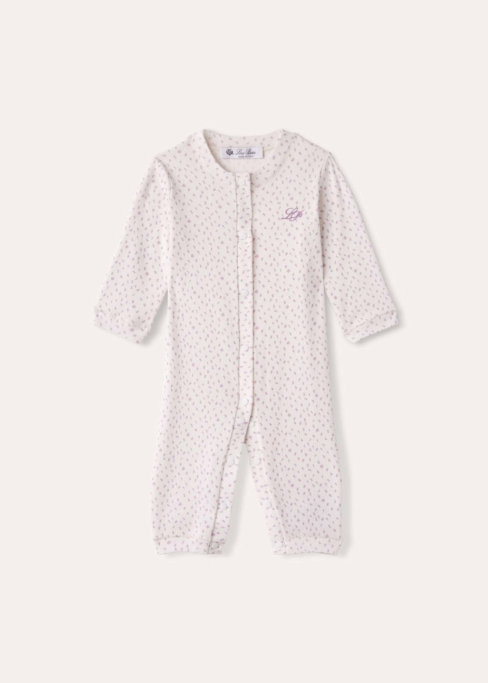 LITTLE NUMBERS BABYSUIT COTTON