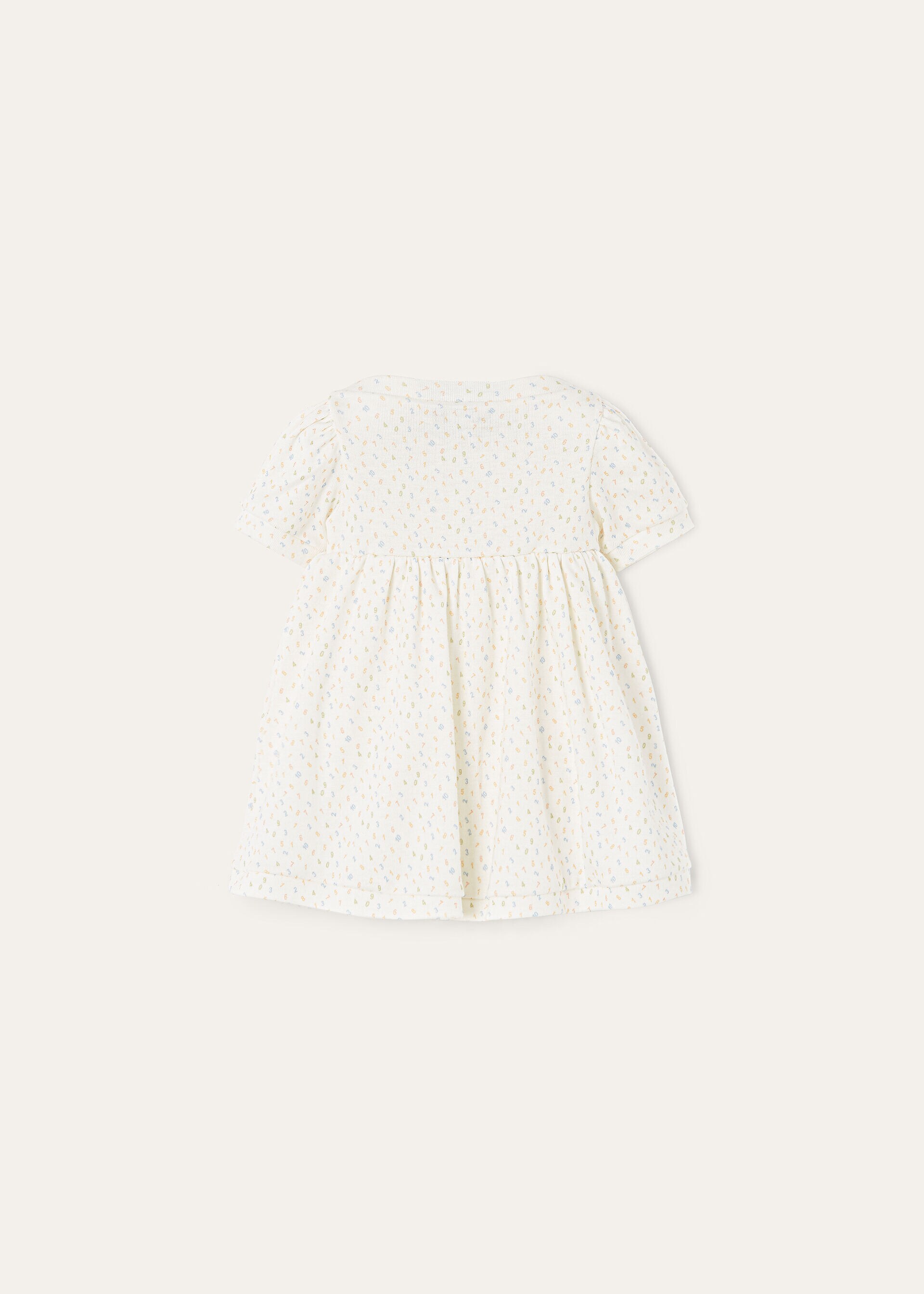 LITTLE NUMBERS DRESS COTTON