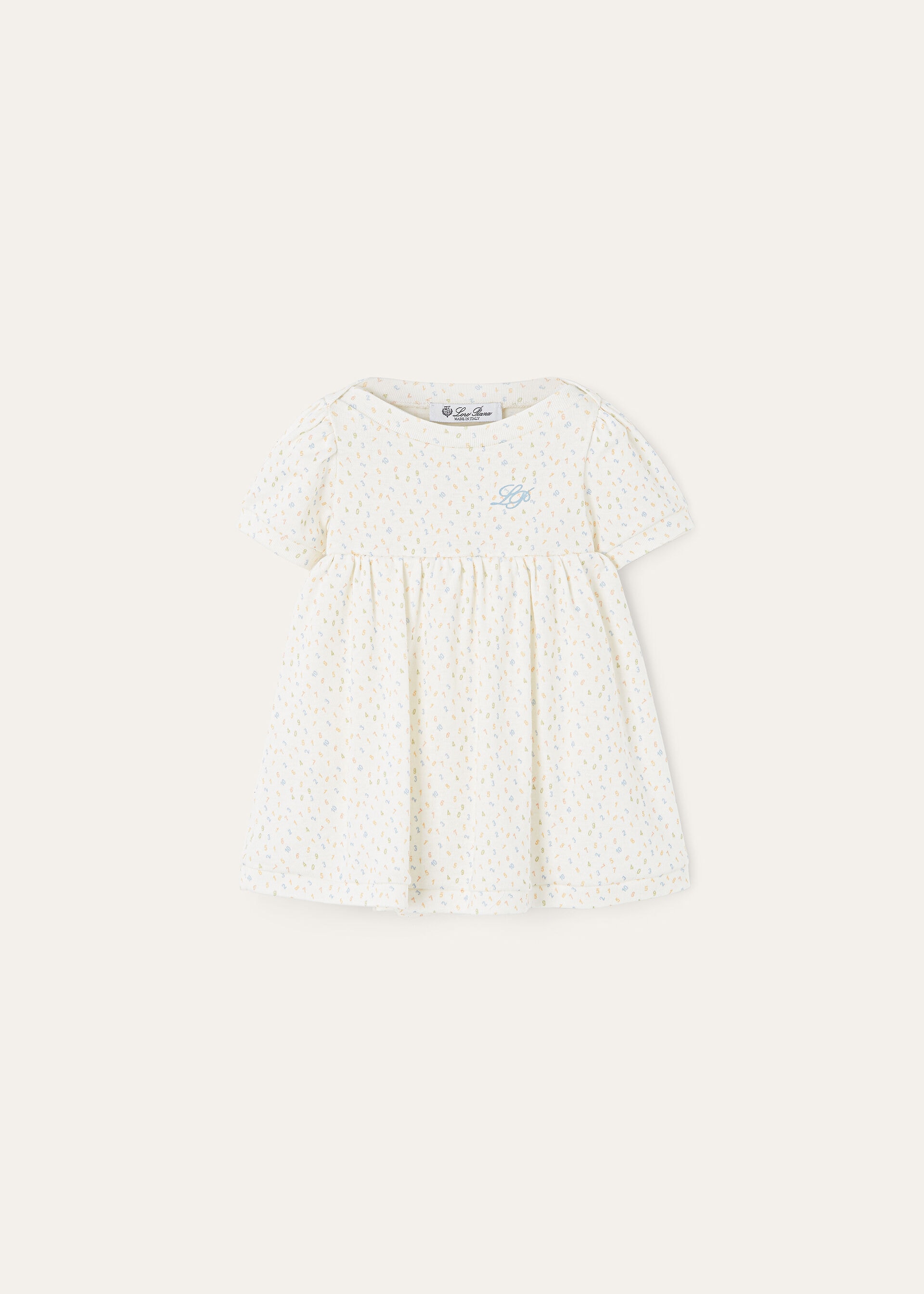 LITTLE NUMBERS DRESS COTTON
