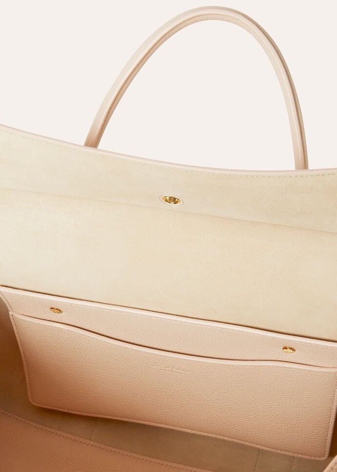 Loom bag L32 Grained Calfskin Creamed Honey/Sun Gold | Loro