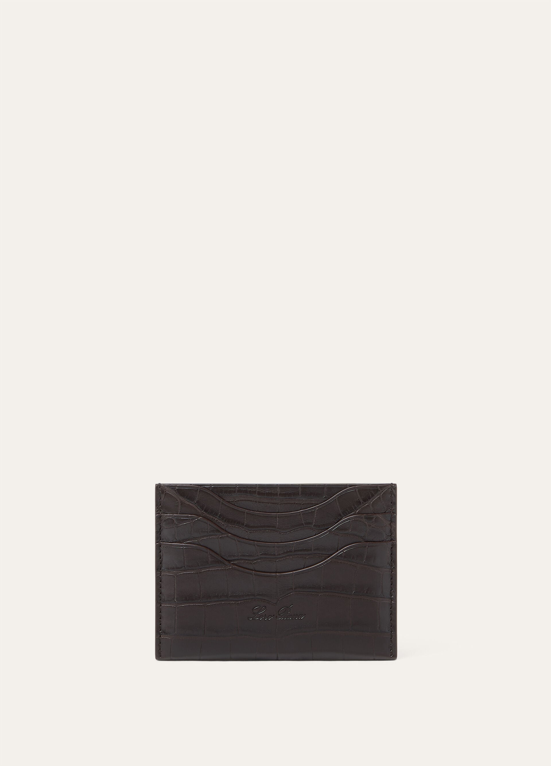 EXTRA CARDHOLDER SOFT MATT ALLIGATOR