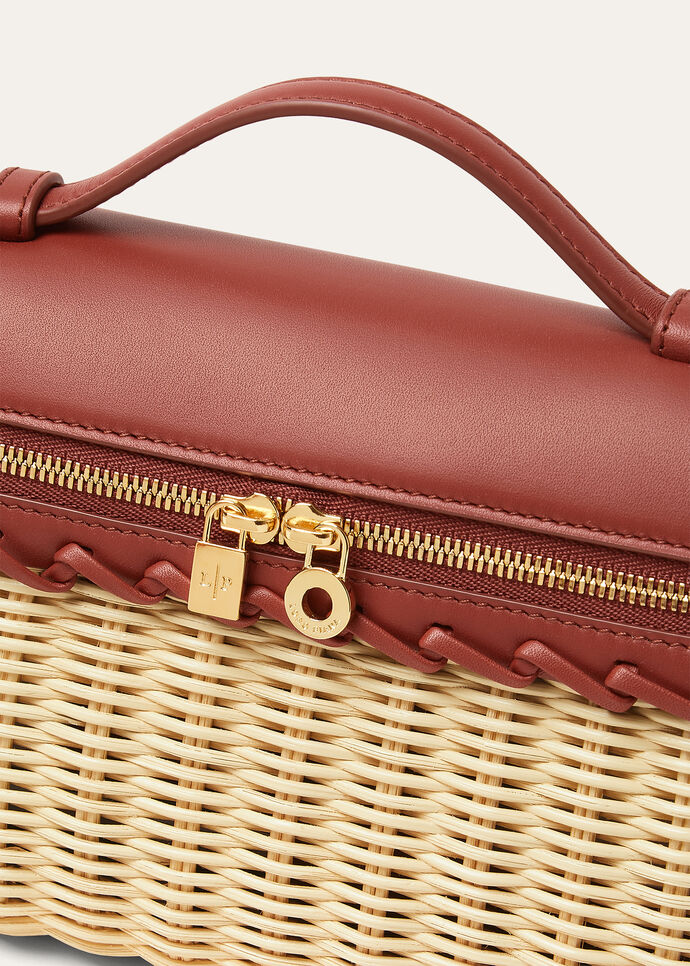 EXTRA POCKET L19 EAST WEST WICKER/ROUNDED CALF_FAO1083_B4K8_NR_6