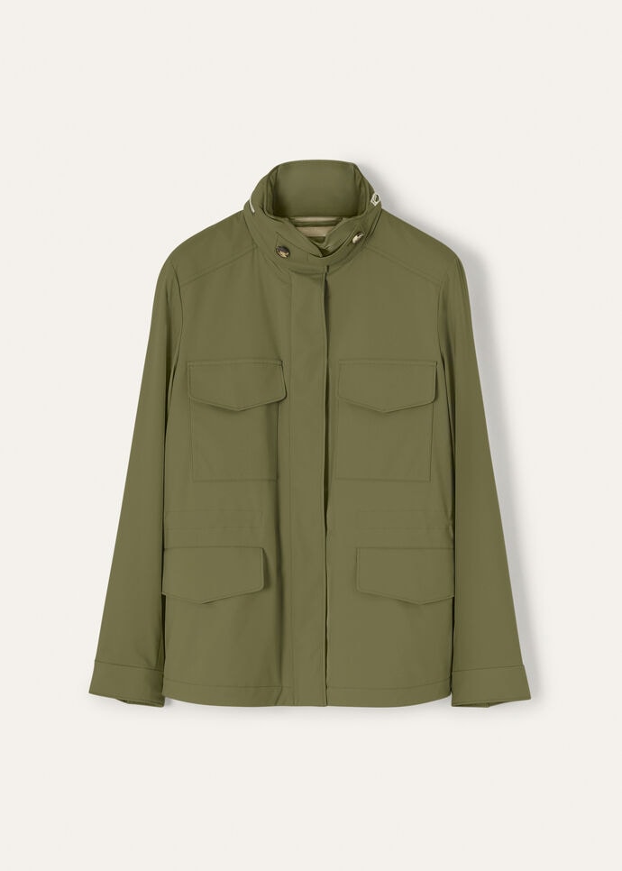 Traveller Mini Jacket Microfiber - Storm System® Dark Lichen