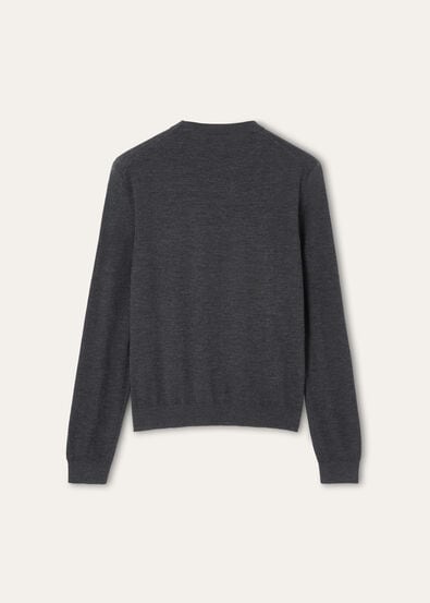 SOTTILE CREWNECK SWEATER WOOL CASH SILK GG 18